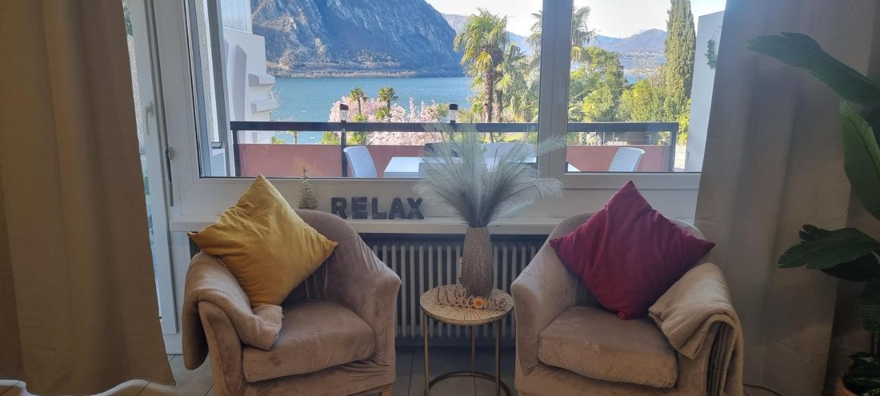 Relax-Lugano Lake Bissone Exteriér fotografie